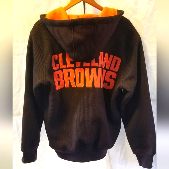 Cleveland Browns G-III Sports by Carl Banks Field Goal Full-Zip Jacket - Small - Picture 2 of 5